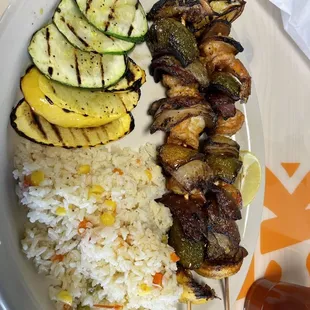 Shrimp kabob
