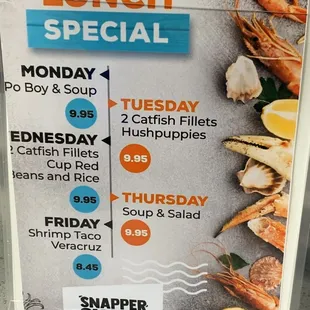 Lunch Specials