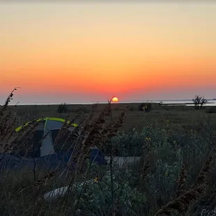 Campsite looking towards Snappers
