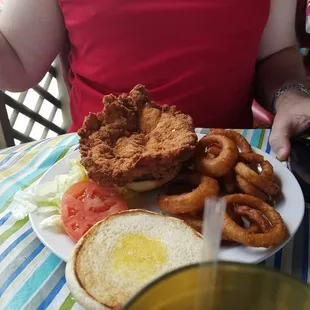 Jeff&apos;s fried chicken special...