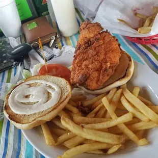 Buffalo Chicken burger...