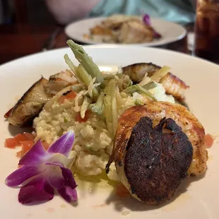 Risotto with scallops &amp; shrimp