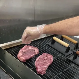 Ribeye Steaks at Snapper&apos;s Seafood