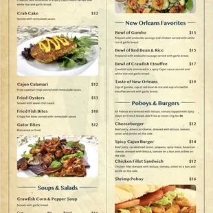 Snapper&apos;s Seafood - Menu