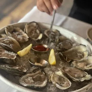 oysters and mussels, oysters, mussels, shellfish, food