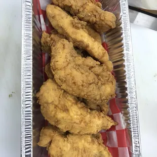 Crispy juicy chicken tenders