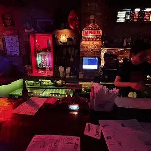 Bar area