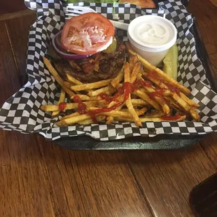 Big Ol burger!! Amazing