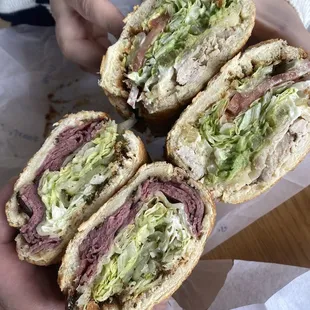 Pastrami &amp; Swiss Cheese, Rotisserie Chicken &amp; Swiss Cheese