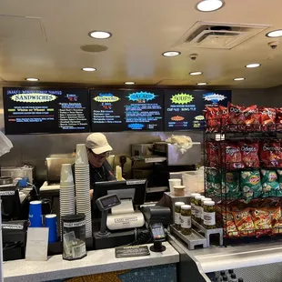 sushi and sashimi, interior
