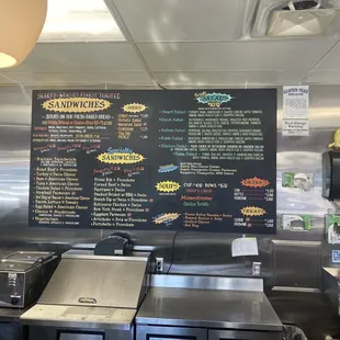 Menu at snarfsandwiches!!