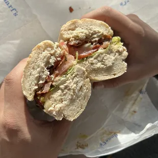 Mother Clucker on Gluten Free Bread!