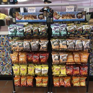 Inside - chips rack