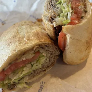 Smoked Brisket w/ BBQ Sauce &amp; Swiss Cheese