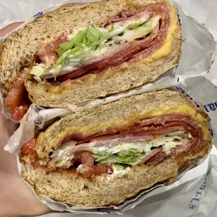 Italian Sandwich (Salami, Pepperoni, Capicola, Mortadella &amp; Provolone Cheese, 7&quot;/$10.50)- 3/5 stars