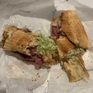 Our mauled sandwich