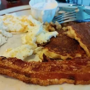 Burnt Pancakes and Bacon. No Thanks. Never Again.