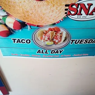 SNAX @ Torrance says their Taco Tuesday is all day