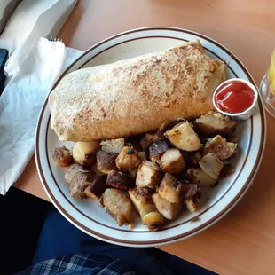 Number 7 - Breakfast Burrito