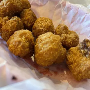 Fried mushrooms