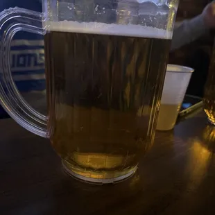 Pitcher of beer