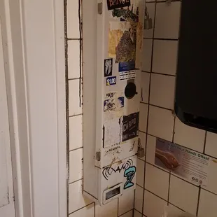 This bar promotes safe sex lol and a tetanus shot