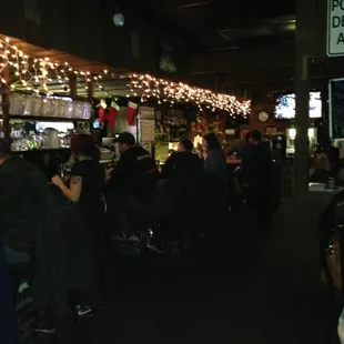 Christmas decorations at Sneakers