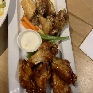 Bone-in Wings with 2 Sauces
