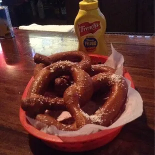 Fresh, soft, hot, and salty. Pretzels that is.