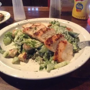 THE Best. Chicken Caesar. In the world. (Partly devoured before taking photo.)