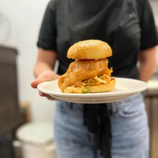 Local fresh caught fish fried with our housemade bun, housemade kimchee and ailoi