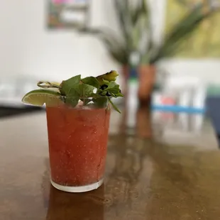 super fresh and spicy bloody mary. basically a meal, right?