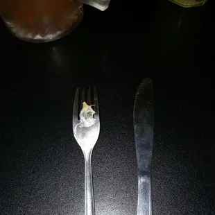 Dirty silverware...