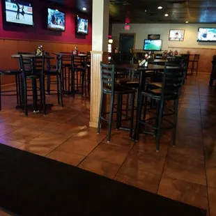 tables and televisions