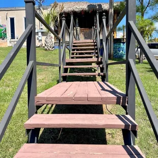 steps leading to the restaurant