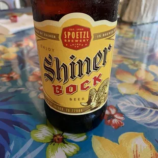 a bottle of beer