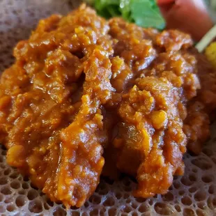 Miser Wat ($12), vegan by default. Subtle and tasty.