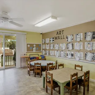 Yellow room 4's &amp; 5's classroom