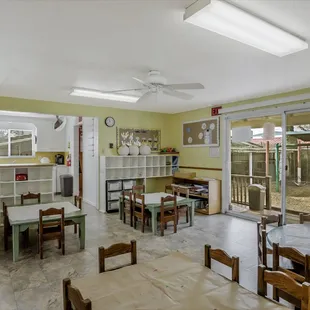 Yellow room 4's &amp; 5's classroom