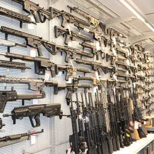 HUGE Rifle Wall!