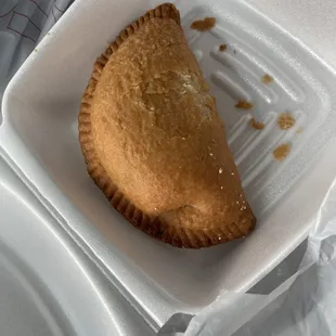 Fried coconut cream pie.