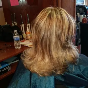 Melody's after.  Beautiful lady!!   Stylist - Dawn Parsons