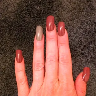 Gorgeous acrylics done by Dawn!