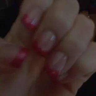 Nails by Dawn Hammel. Love my nails, she is a true artist which I do not utilize (plain Jane me), Seen her work..awesome!