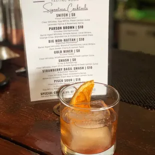 The Parson Brown (Smokey Old Fashioned).
