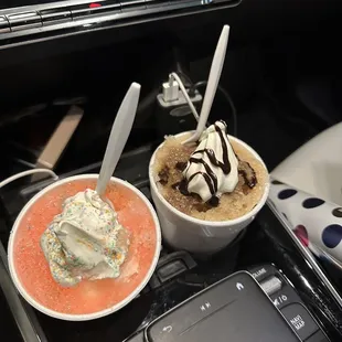 Pink lemonade &amp; hot cocoa