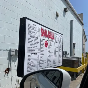 a sign on the side of a building