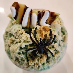 Caramel Green Apple Stuffed Sno