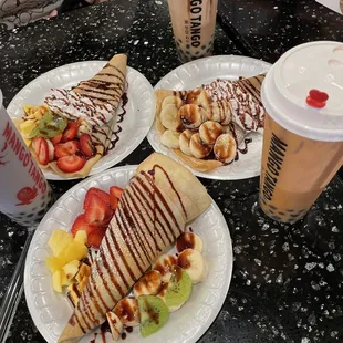 Boba and crepes