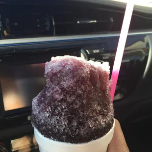 Grape sno fun. Best shaved ice stop.